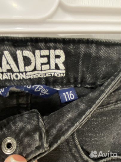 Джинсы на мальчика серые 116