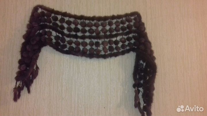 Шарф норковый