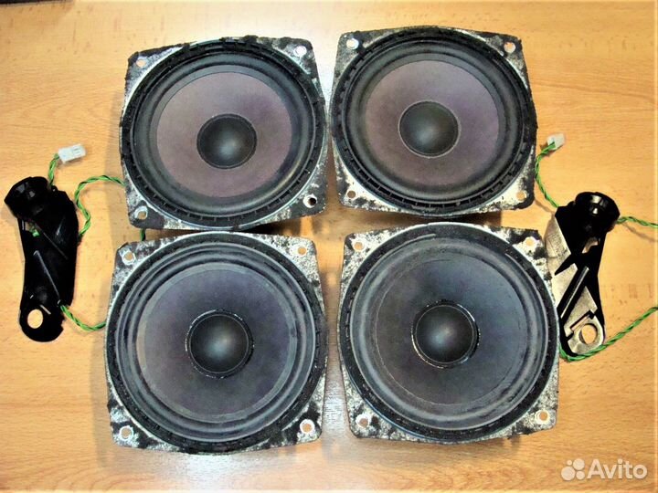 Оригинальная акустика и магнитола на BMW Е39