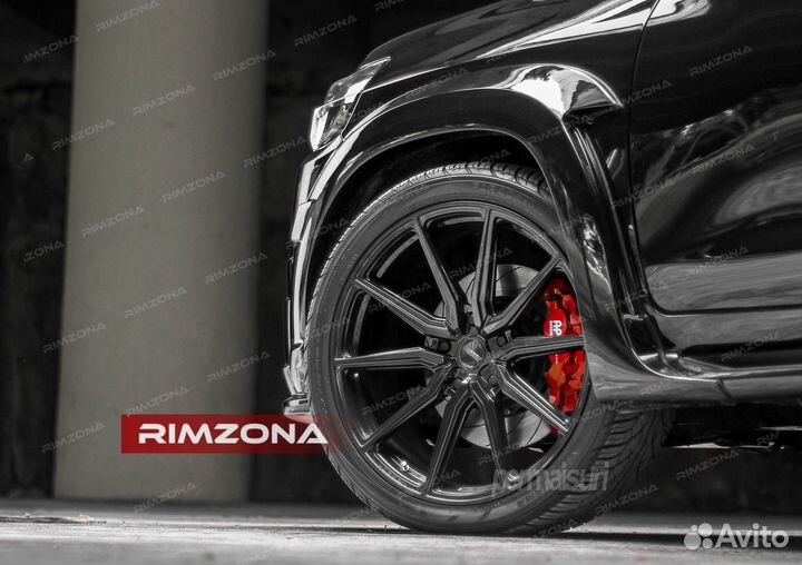 Кованые диски R22 на Toyota Land Cruiser