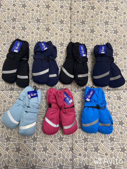 Новые Варежки болоневые краги 4-6 лет