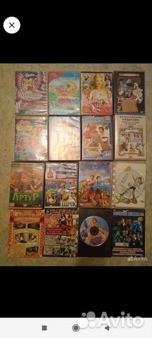 Детские мультфильмы, игры на CD и DVD