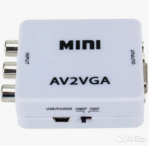 Конвертер переходник из AV в VGA