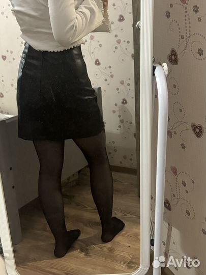 Кожаная юбка Feelz