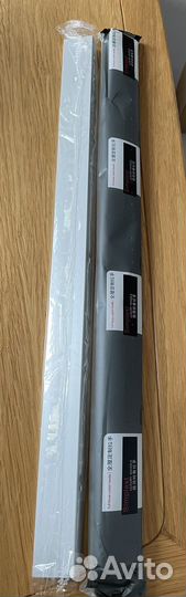 Мебельные ручки скрытого монтажа серебристые