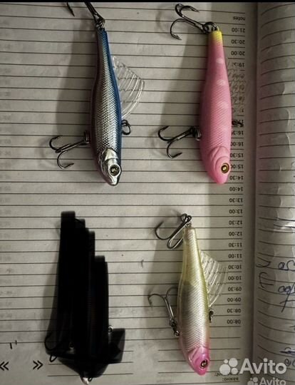 Форелевые/судаковые приманки ратлины вибы саурус