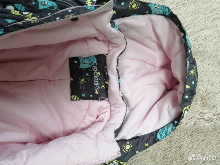 Зимний комбинезон для девочки 68-74