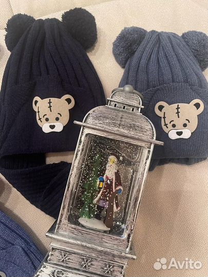Зимние шапочки детские