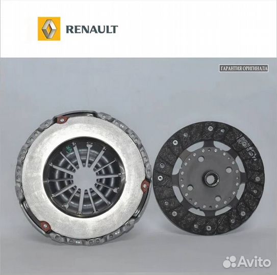 Сцепление к-кт (корзина диск) K9K renault 302057505R