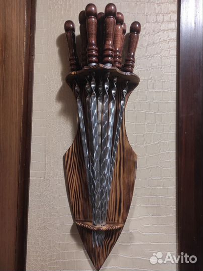 Шампура с подставкой