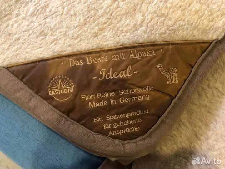 Одеяло и 2 подушки woolmark шерсть лама-альпака