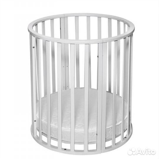 Детская кроватка трансформер с маятником