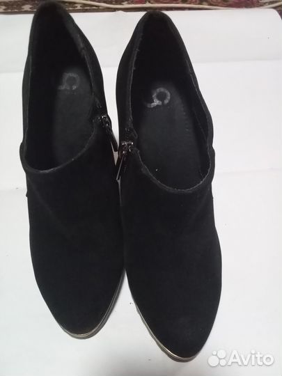 Туфли женские осенние 37 замшевые новые