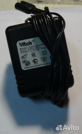 Блок питания Vitek (адаптер) 2.2В 0.8А бу триммера