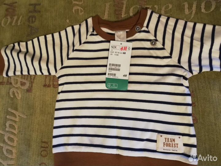 Костюмчик H&M для новорожденных новый