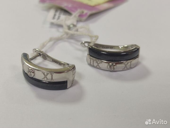 Серебряные серьги проба 925 Арт.007391740124