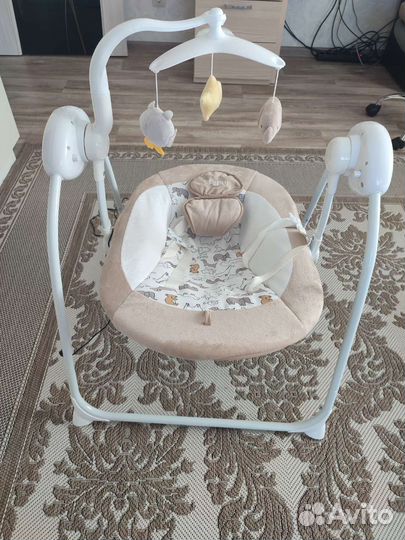 Детские электронные качели для новорожденных