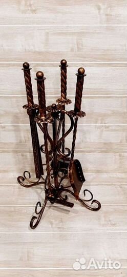 Набор кованый для камина / подарок шефу