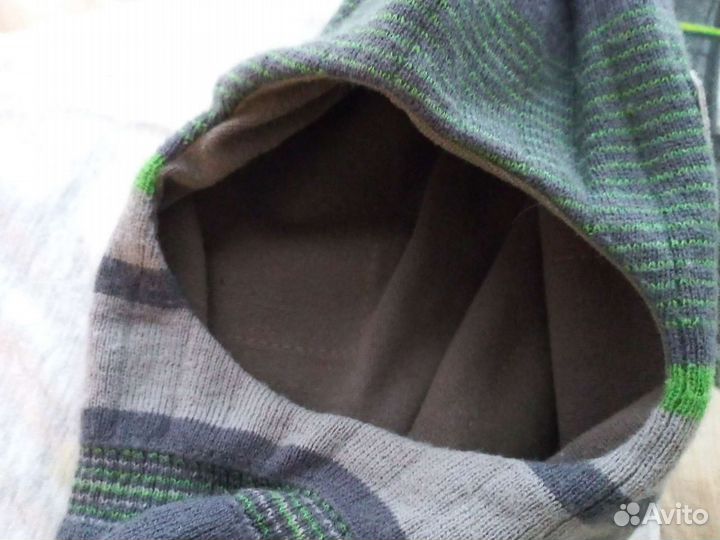 Шапка шлем осень-весна