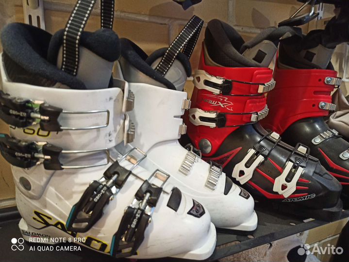 Горнолыжные боты Atomic 23-23,5 Salomon 19.0 шлем
