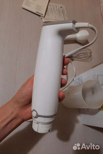 Рабочий 550 W Philips HR 1601 блендер погружной