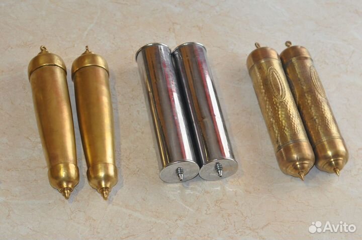 Старинные гири для напольных часов