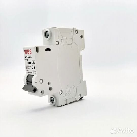 Автоматический выключатель RDB5-63 C25 1P 4.5KA на