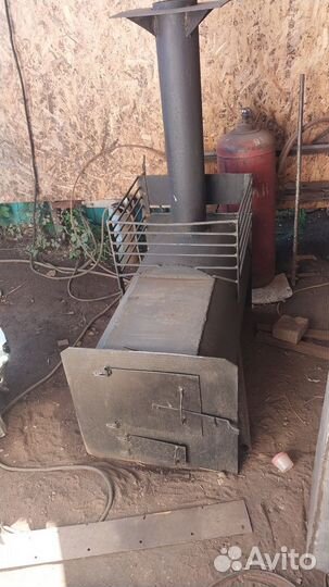 Печь для бани из 530 трубы