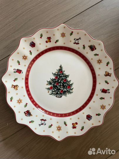Новогодняя тарелка Villeroy & Boch