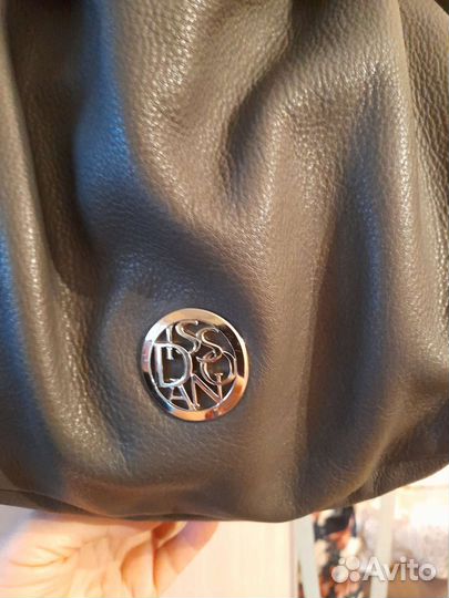 Сумка мешок натуральная кожа италия