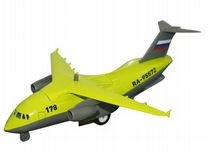 Модель металл свет-звук самолет транспортный 20 см
