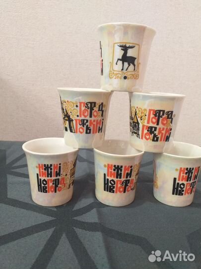 Набор стопок СССР Нижний Новгород фарфор