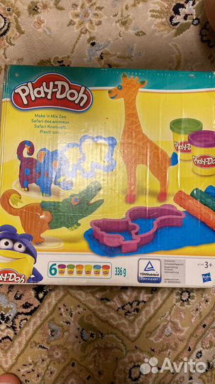 Play doh набор+ доп трафареты