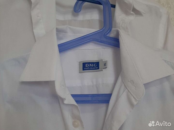 Рубашка белая р.152-158