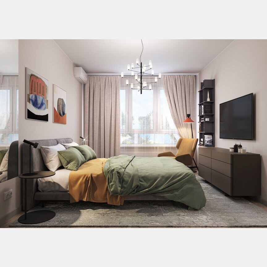 3-к. квартира, 72,6 м², 15/20 эт.