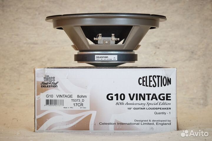 Динамик Celestion G10 Vintage T5373