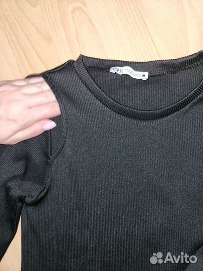 Zara лонгслив женский