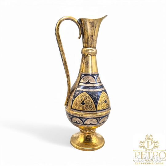 Кувшин серебро чернение позолота Кубачи