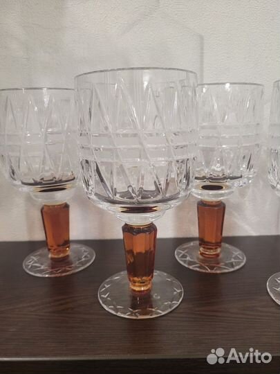 Фужеры хрустальные Олимпийские