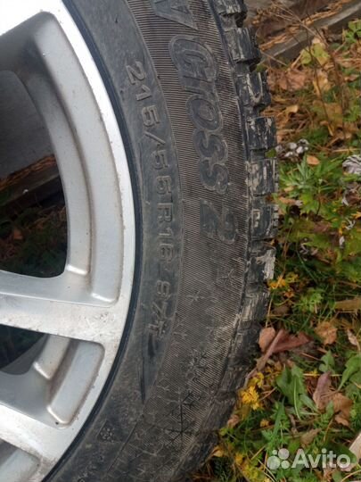 Колеса зимние на дисках 215/55 r16