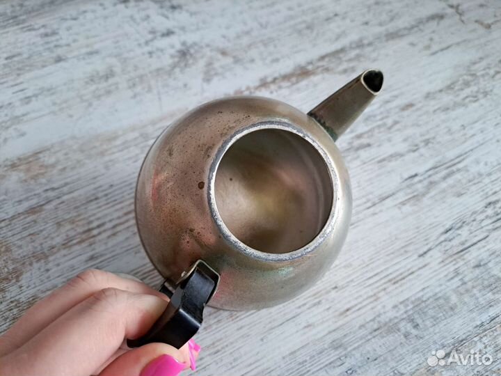 Чайник заварочный СССР мельхиор