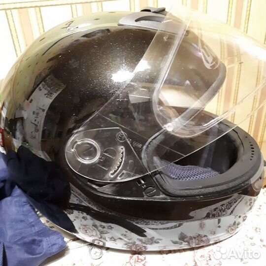 Мотошлем Lazer, мото каска с пинлоком