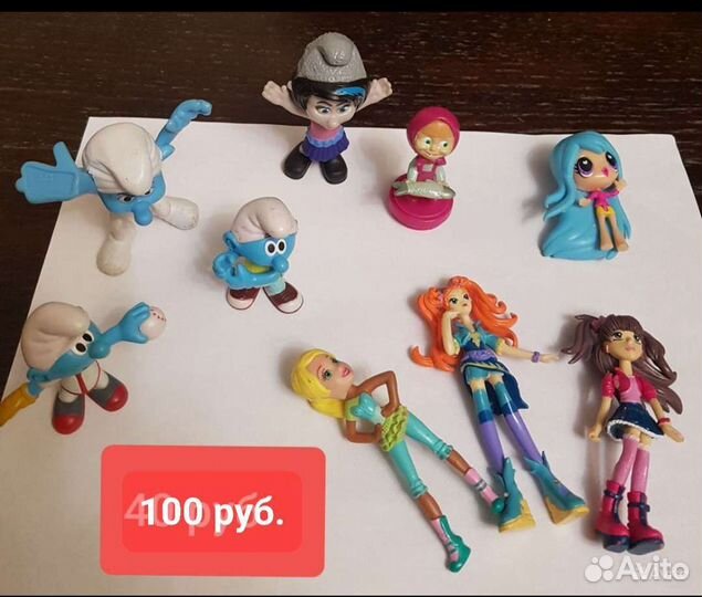 Игрушки из киндера 90 х годов и другие