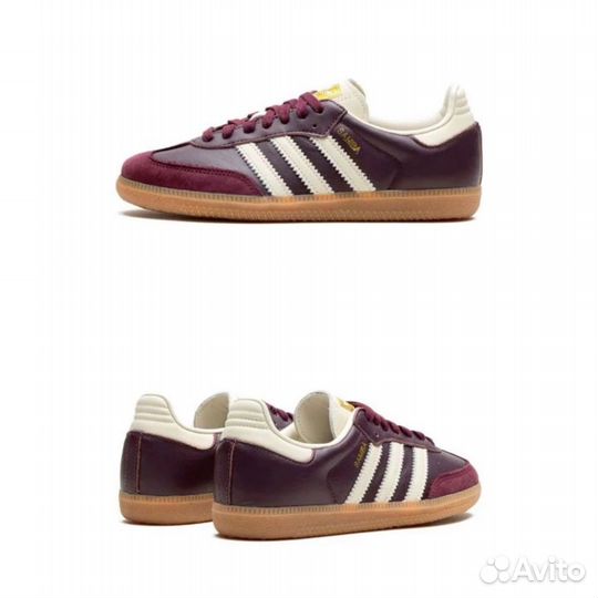 Кроссовки adidas gazelle indoor burgundy