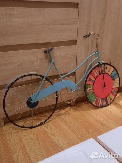 Часы велосипед настенные дизайн 81х51 см,новое