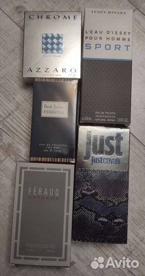 Мужской парфюм Cavalli, Issey miyake, Feraud