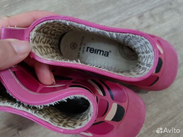 Детские резиновые сапоги