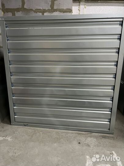 Вентилятор ременой 1530-1530-400 с жалюзи