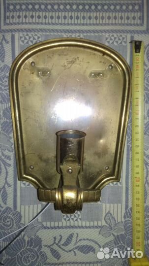 Бра латунное