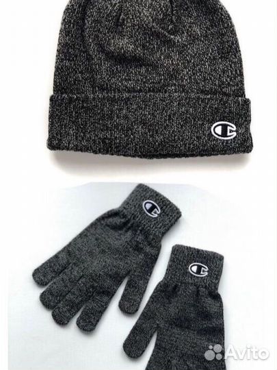 Шапка + перчатки champion